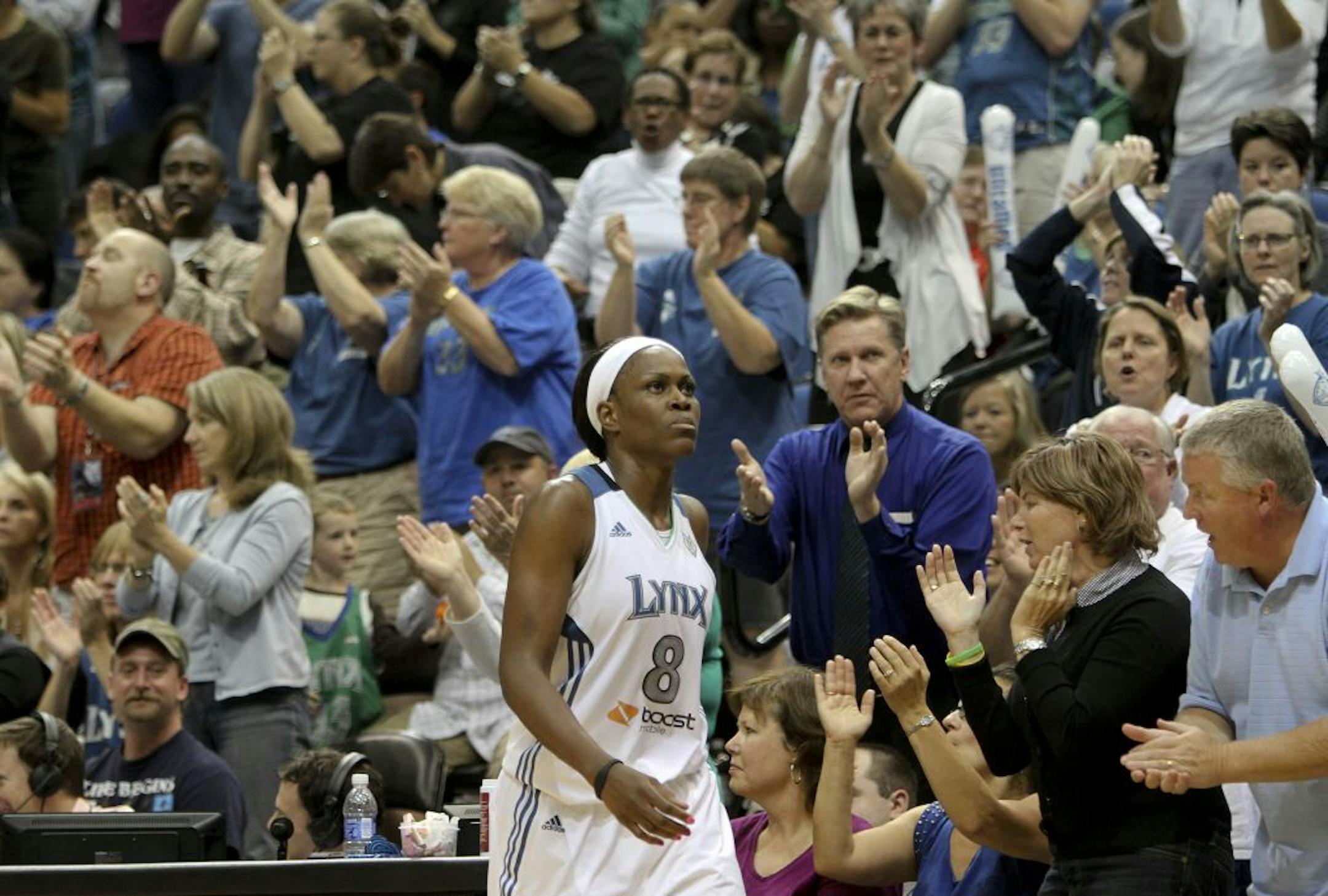 Lynx center Taj McWilliams-Franklin