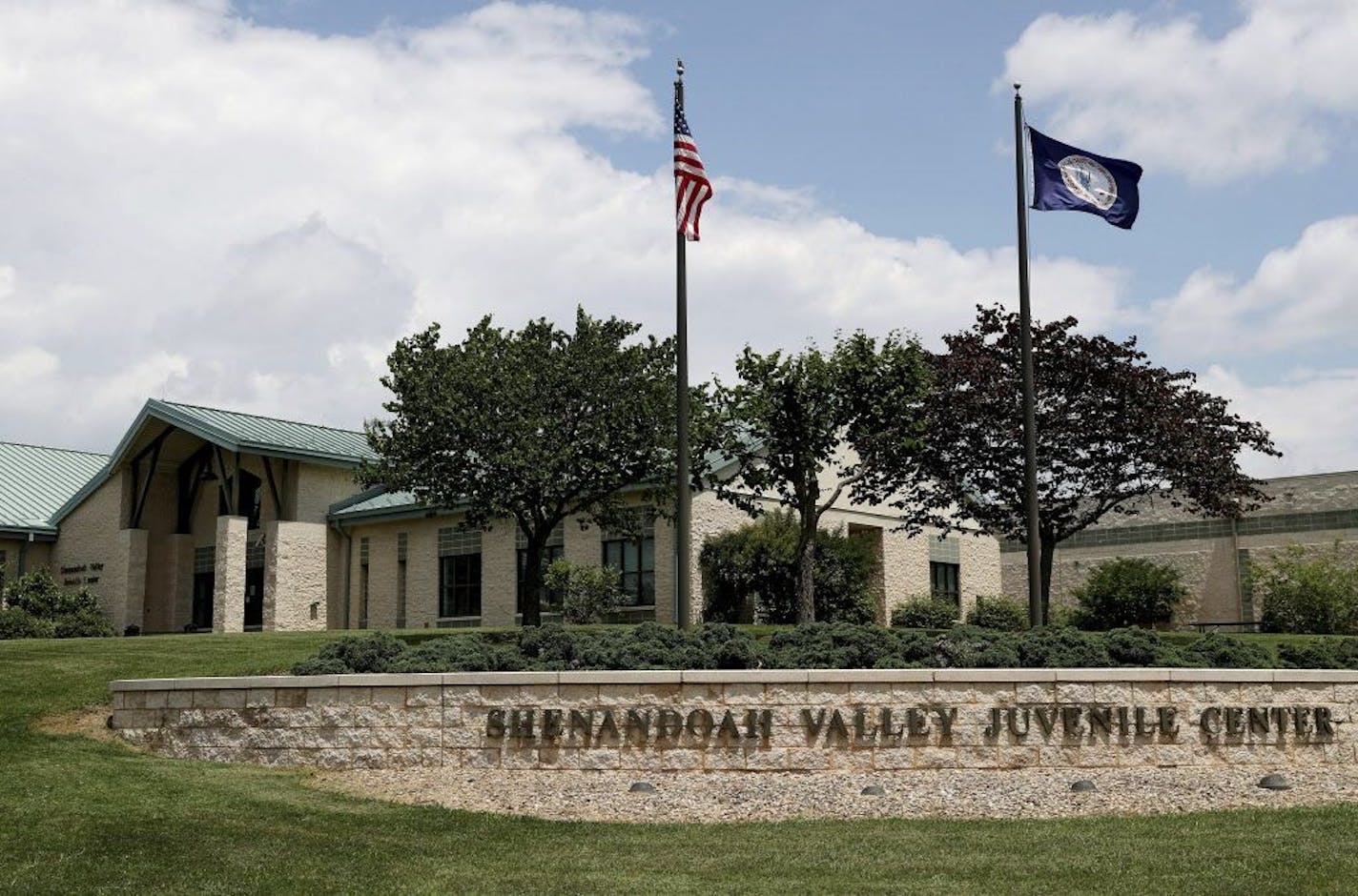 The Shenandoah Valley Juvenile Center on Wednesday, June 20, 2018 in Staunton, Va. Immigrant children as young as 14 housed at the juvenile detention center say they were beaten while handcuffed and locked up for long periods in solitary confinement, left nude and shivering in concrete cells. The abuse claims are detailed in federal court filings that include a half-dozen sworn statements from Latino teens jailed there for months or years.