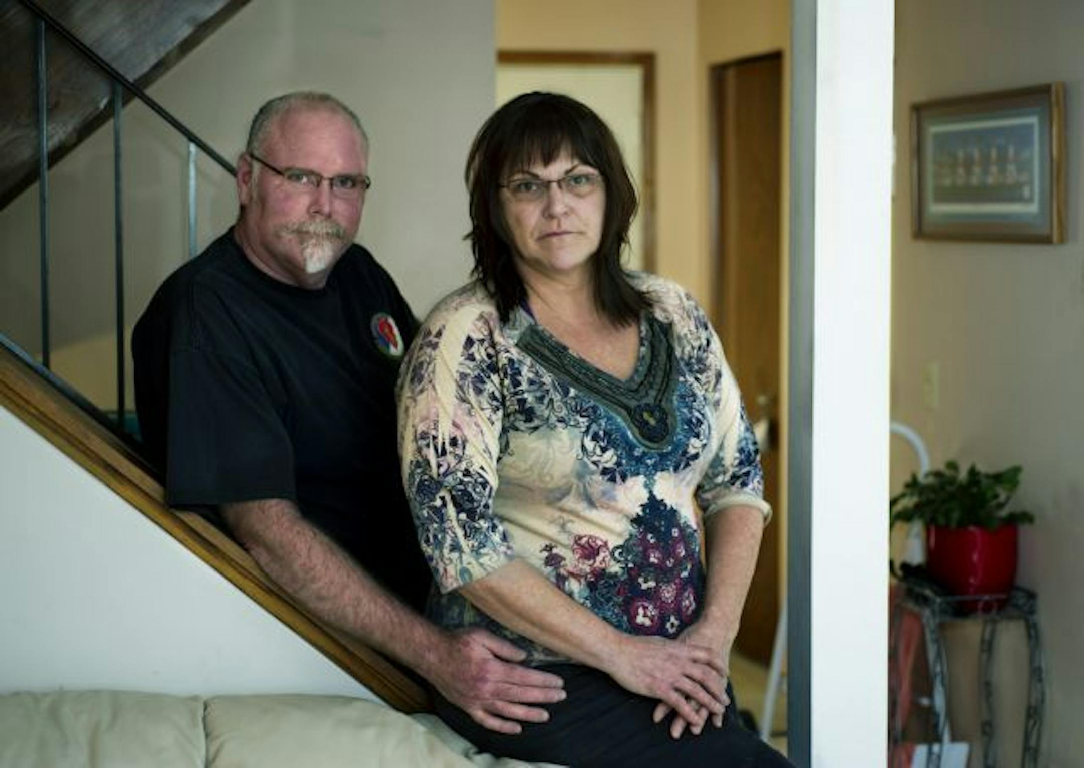 Matt and Judy Truitt at their home.