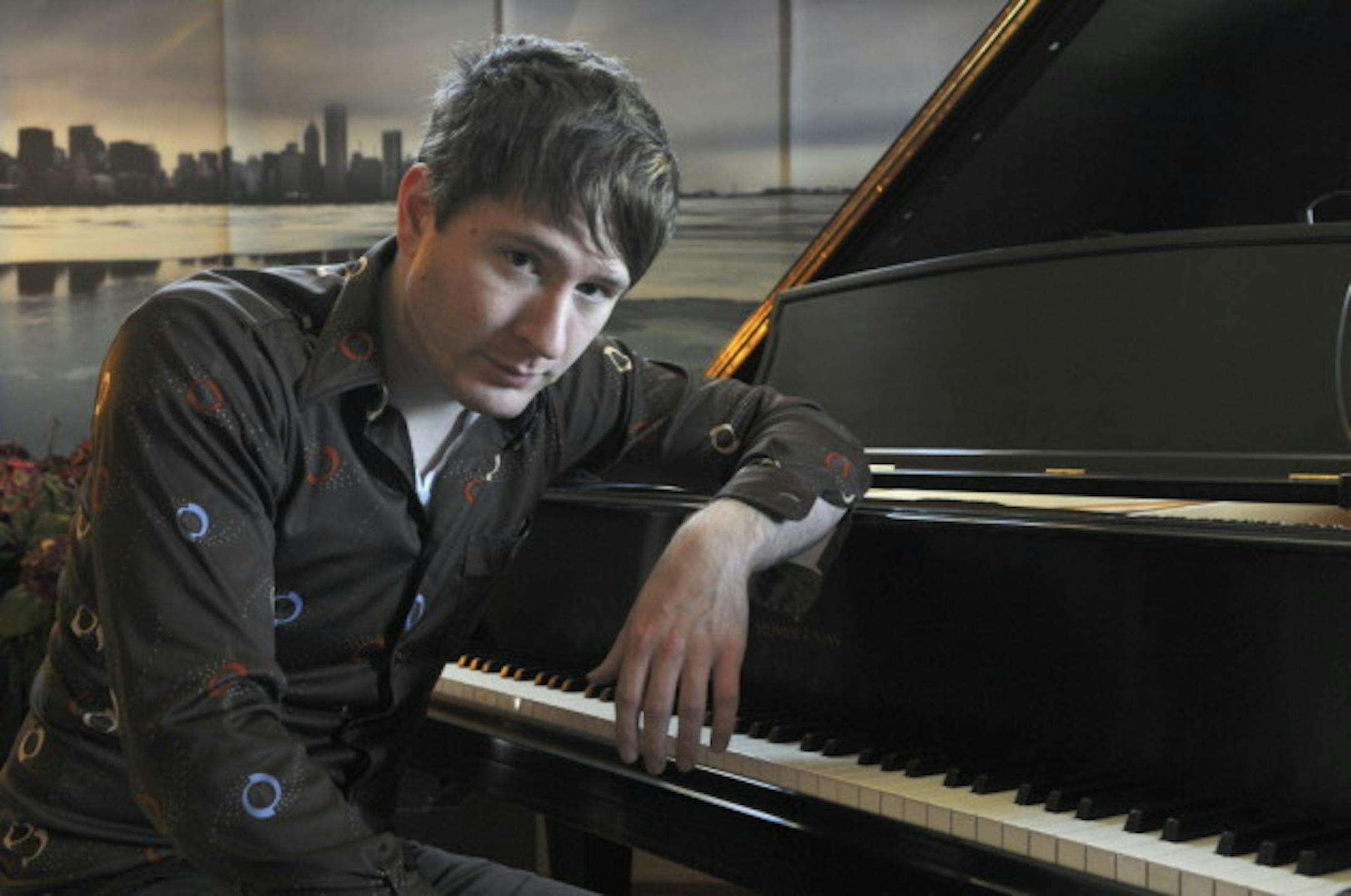 Adam Young said he wasn't concerned about charts when we visited him at home last month. / Photo by Richard Sennott, Star Tribune