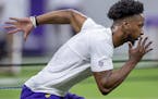 Vikings defensive coordinator Brian Flores is paying particular attention to Akayleb Evans, among other cornerbacks, as the team prepares for next sea