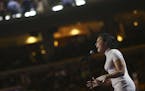 Demi Lovato performs at the Wells Fargo Center on the first day of the Democratic National Convention in Philadelphia, July 25, 2016. (Eric Thayer/The