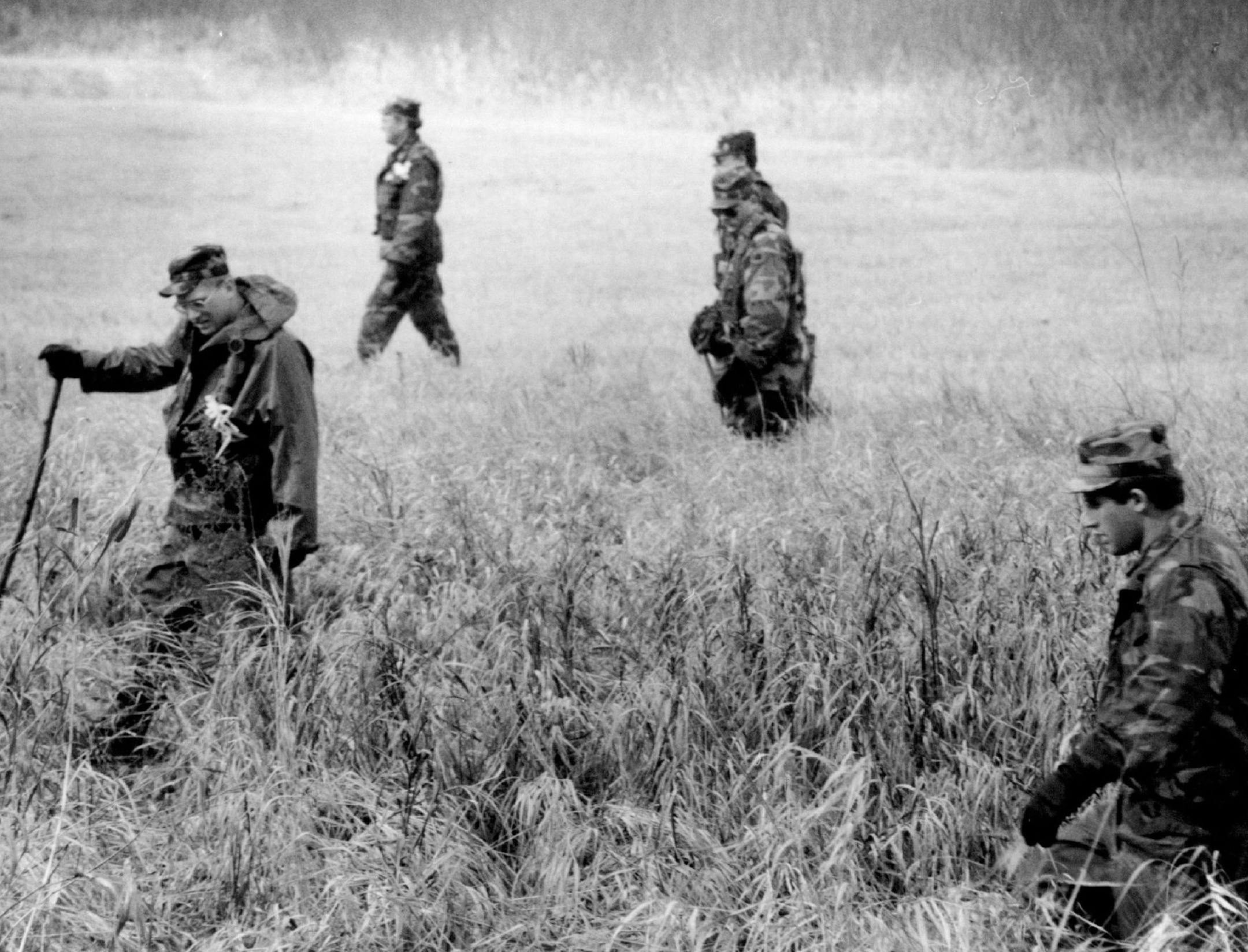 October 30, 1989 About 150 Minnesota guardsmen searched woods and fields hear the abduction si1e of Jacob wet1erling at Si. Joseph. No substantial leads were turned up as a result of the day long search. October 31, 1989 More than 200 Natioal Guardsmen Continued their search Monday near the site where Jacob Wetterling was abducted Oct. 22. Marlin Levison, Minneapolis Star Tribune
