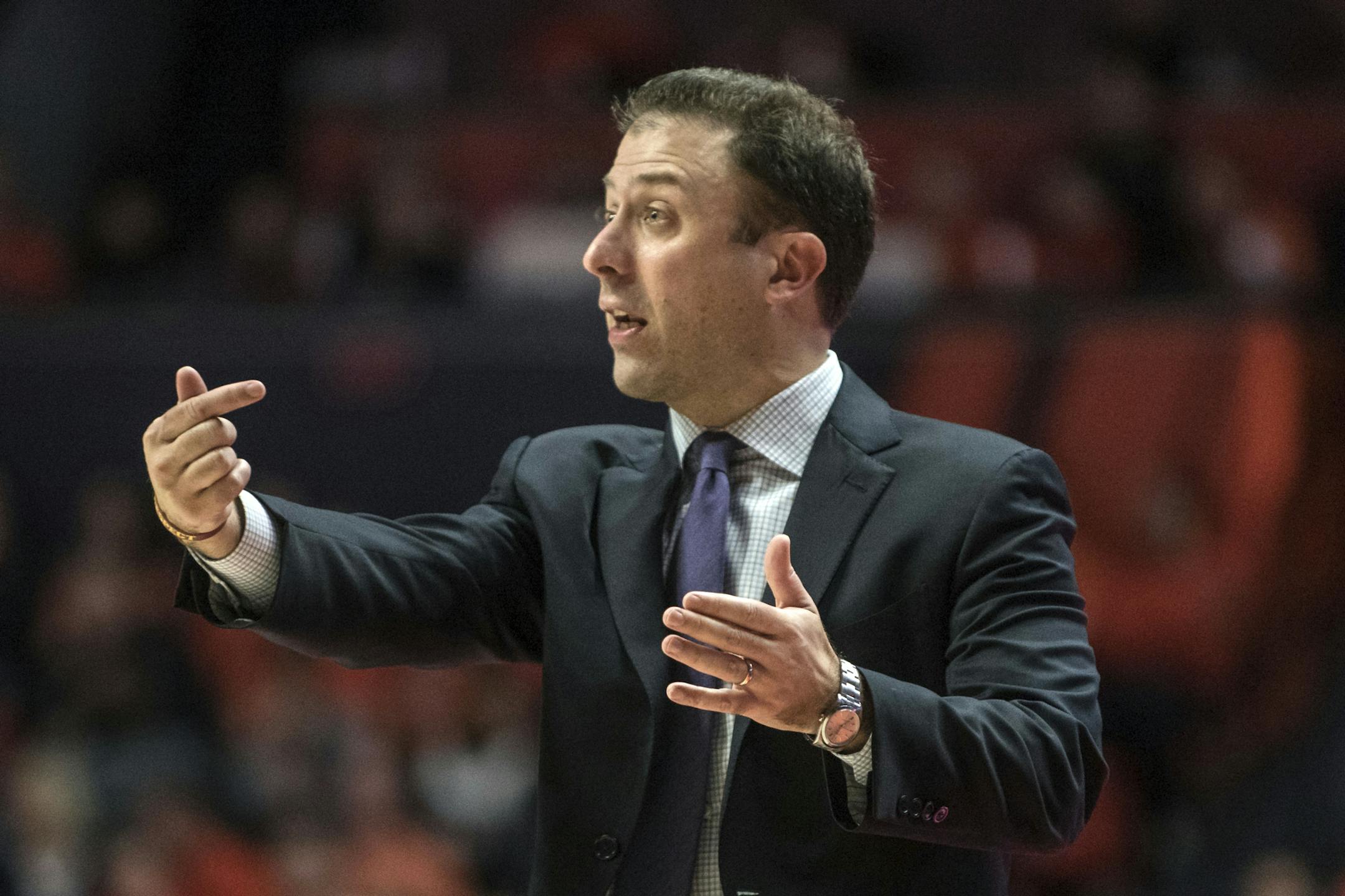 Gophers head coach Richard Pitino