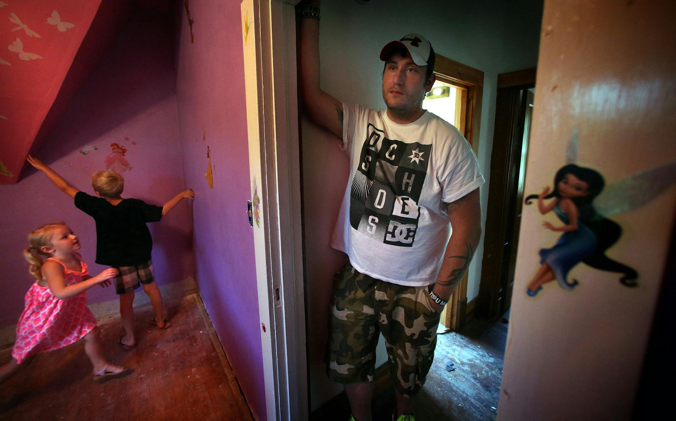 Andrew Klefstad, 28, is the general manager of an environmental company that cleans up frac gel-spills and scrubs sludge off trucks that serve the needs of the oil boom in the Bakken oil fields of North Dakota. Klefstad, works in the oil fields for three weeks, and then boards the Amtrak for the 12-hour ride home, where he re-joins his family for a week in Ridgeland, WI. Klefstad and his wife, Tiffany, are restoring a century-old farm house, which is located just a few miles from the family farm