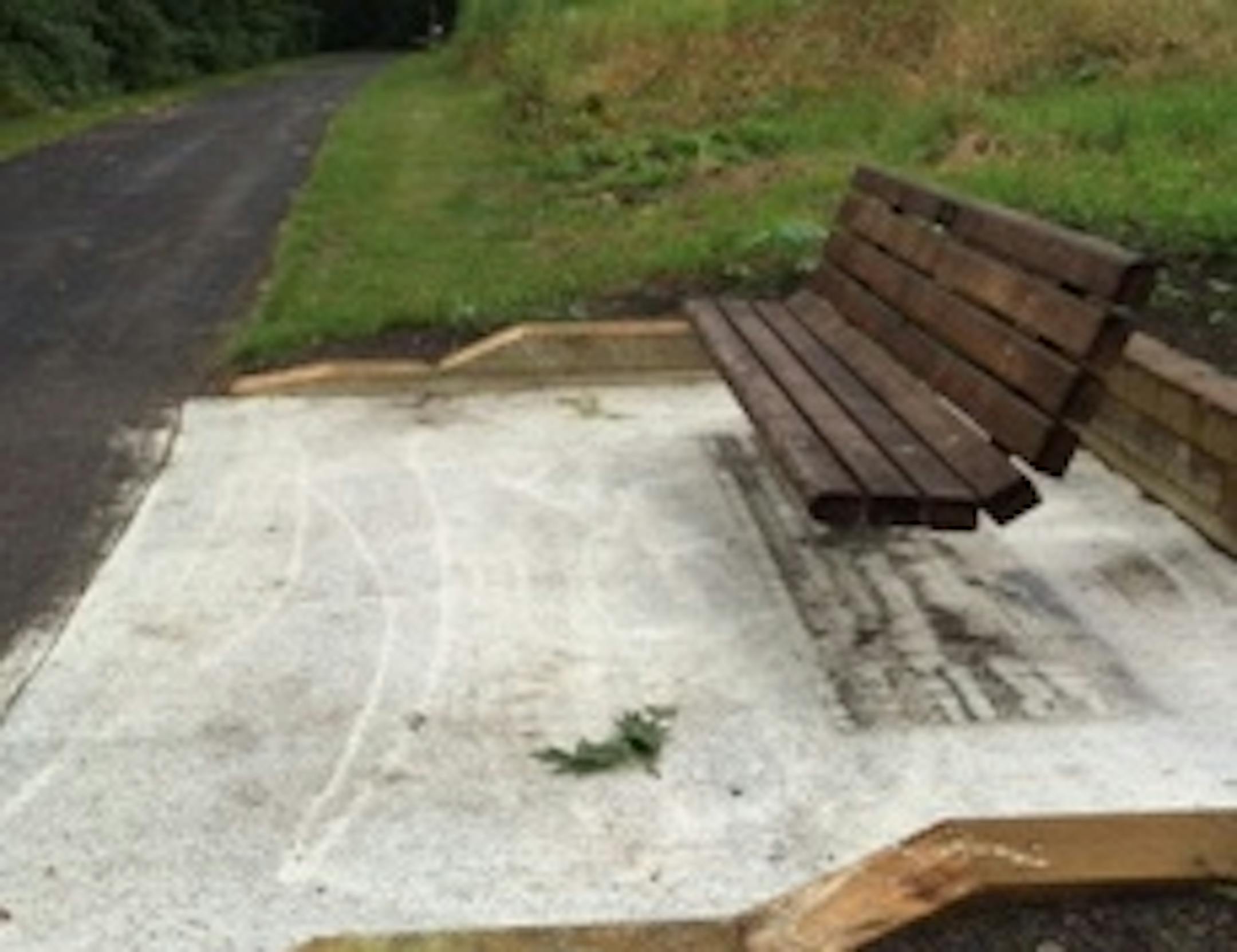 Photo credit: Paul Klauda Bench in her honor near site where Eden Prairie woman died.