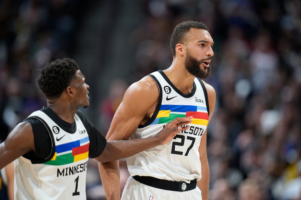 Anthony Edwards says he plans to work with Rudy Gobert in France during the off-season.