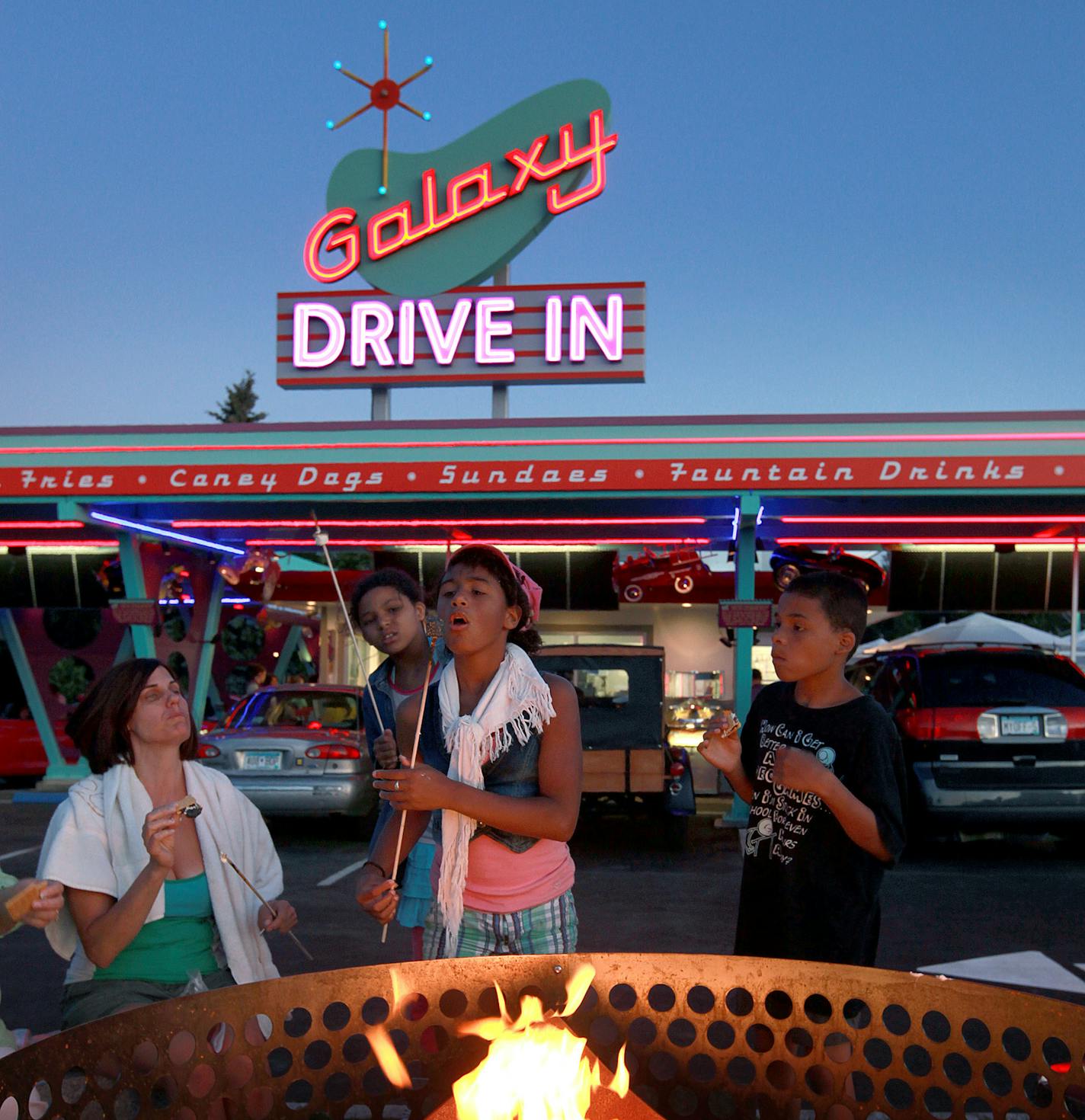 The Galaxy Drive In is up for sale.