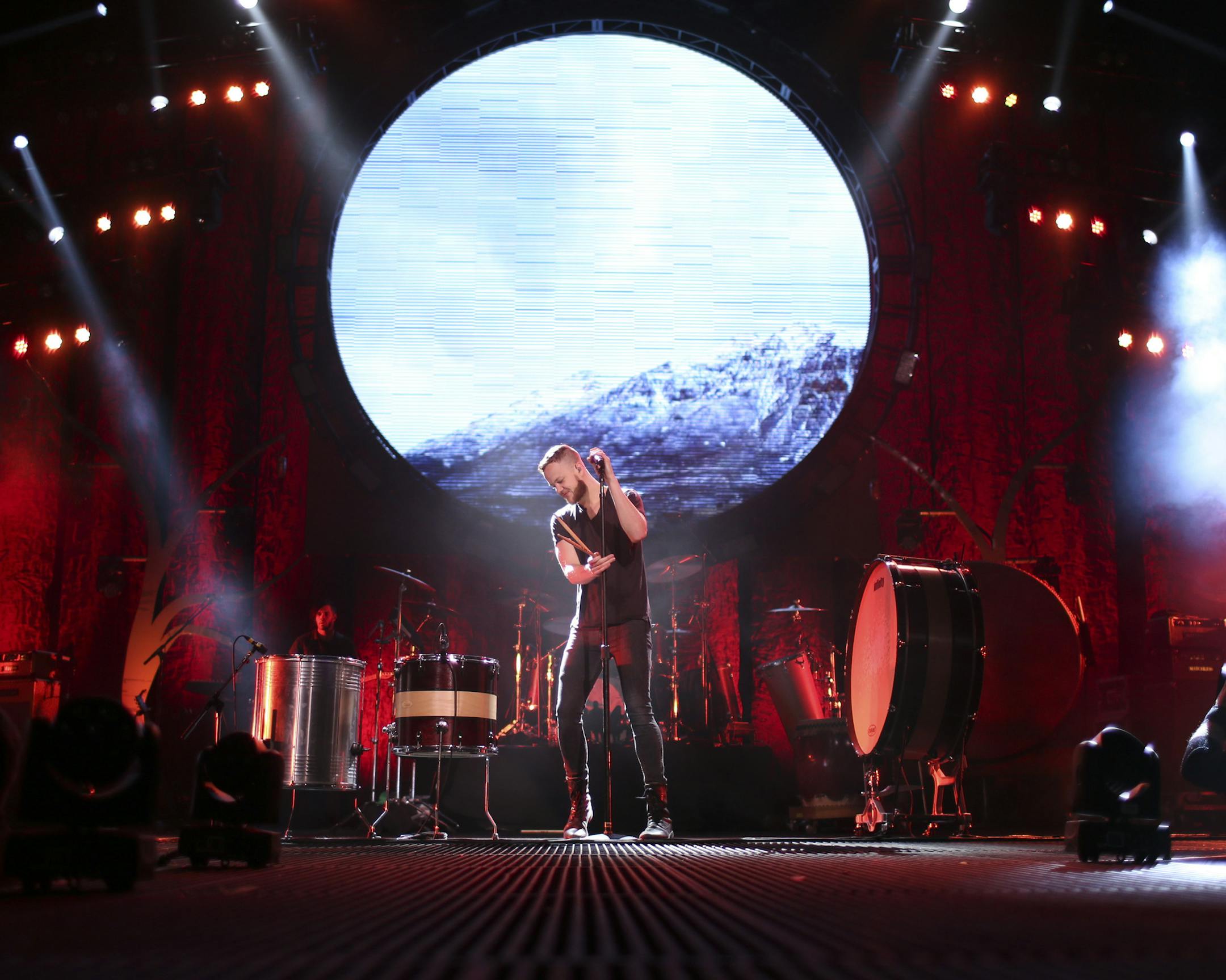 Imagine Dragons Wednesday night. ] JEFF WHEELER ‚Ä¢ jeff.wheeler@startribune.com Imagine Dragons performed at a sold out Xcel Energy Center in St. Paul Wednesday night, March 12, 2014. ] JEFF WHEELER ‚Ä¢ jeff.wheeler@startribune.com