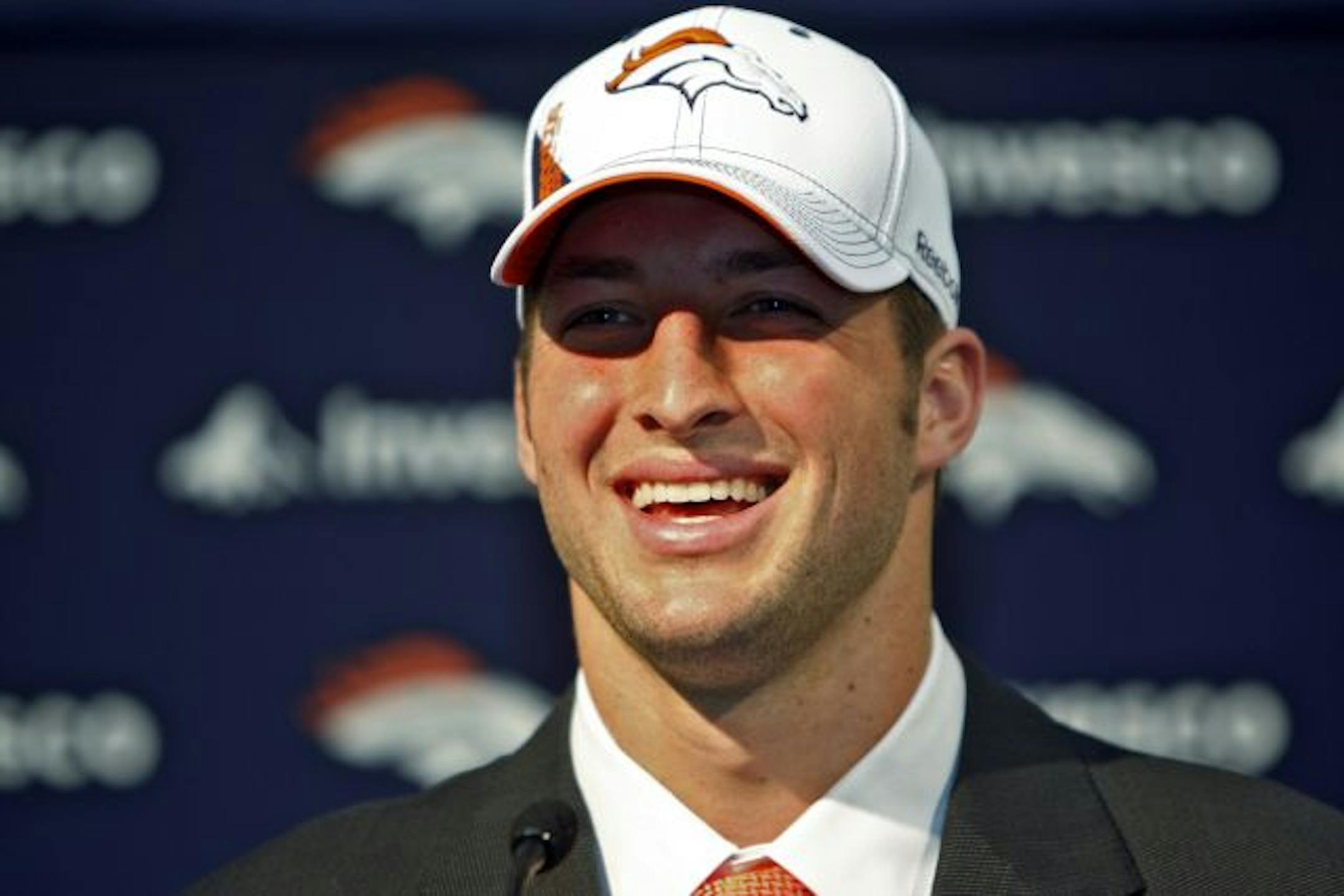 Broncos quarterback Tim Tebow