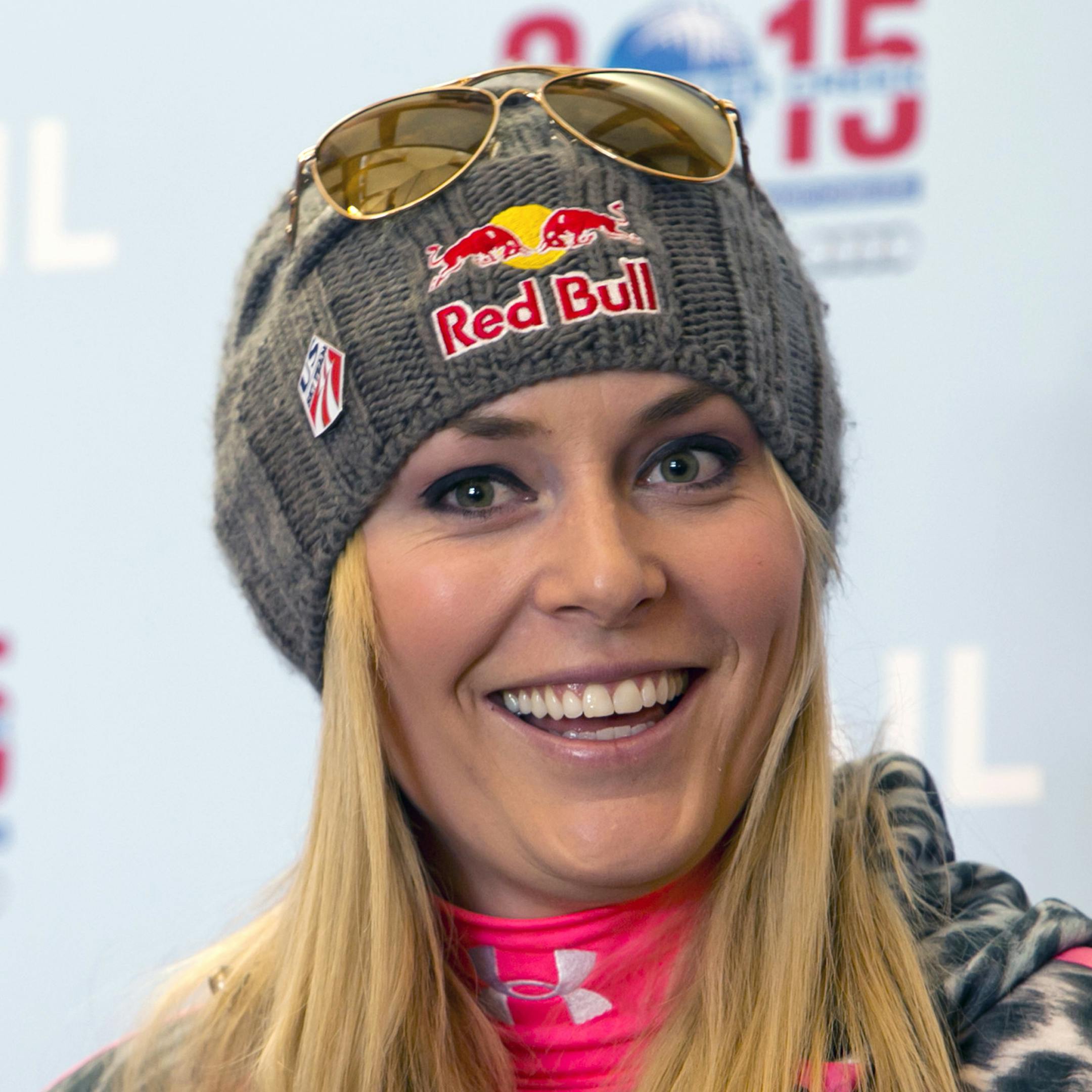 FILE - In this Nov. 8, 2013 file photo, Lindsey Vonn speaks at a news conference at Gold Peak, Vail, Colo. Vonn is going to skip the Sochi Olympics because of a right knee injury. Her personal publicist, Lewis Kay, says in a statement Tuesday, Jan. 7, 2014, that Vonn "will have surgery shortly." The 29-year-old American won two medals at the 2010 Vancouver Olympics, including a gold in the downhill. She is also a four-time overall World Cup champion and the biggest name in Alpine skiing. (AP Pho
