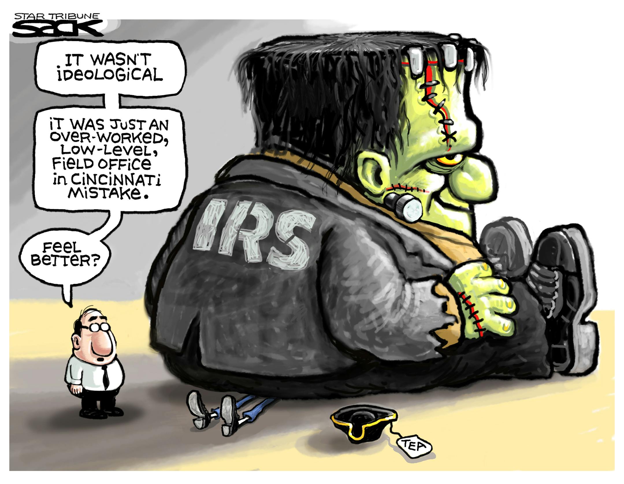 Steve Sack cartoon for March 23, 2013