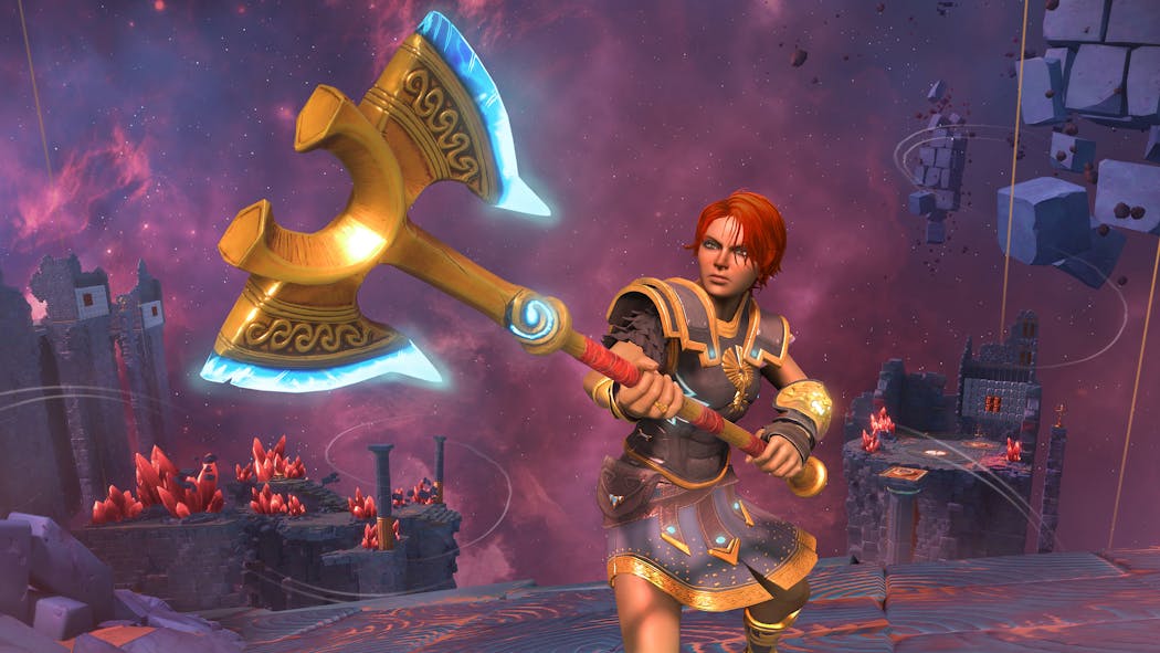 Players can find new weapons to use in Immortals Fenyx Rising.
