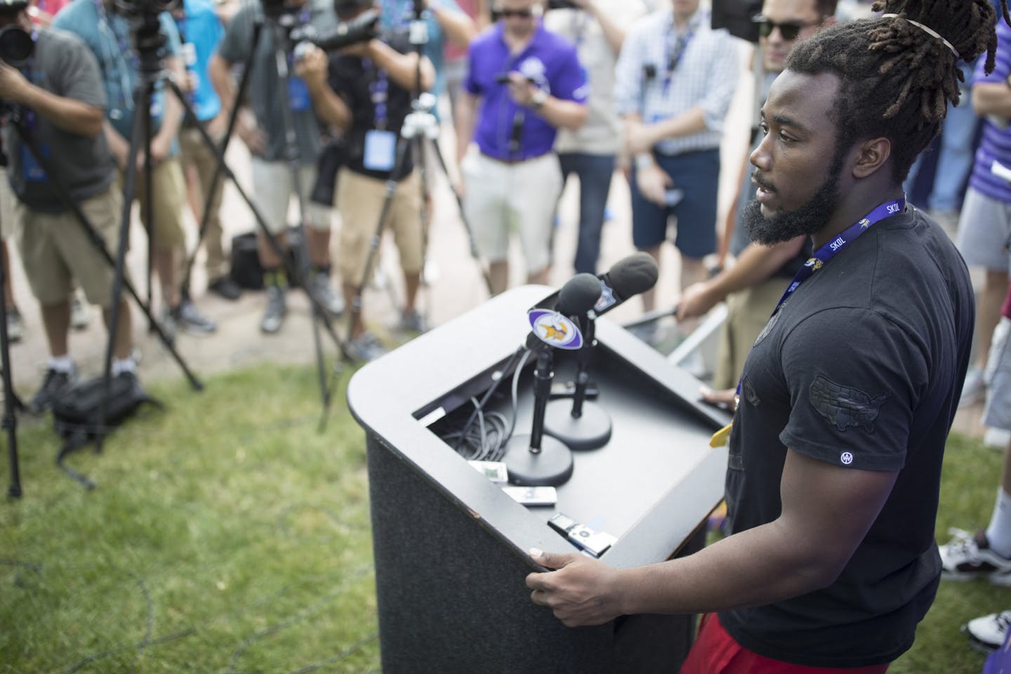 Vikings rookie running back Dalvin Cook