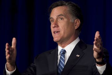 Republican presidential candidate, former Massachusetts Gov. Mitt Romney