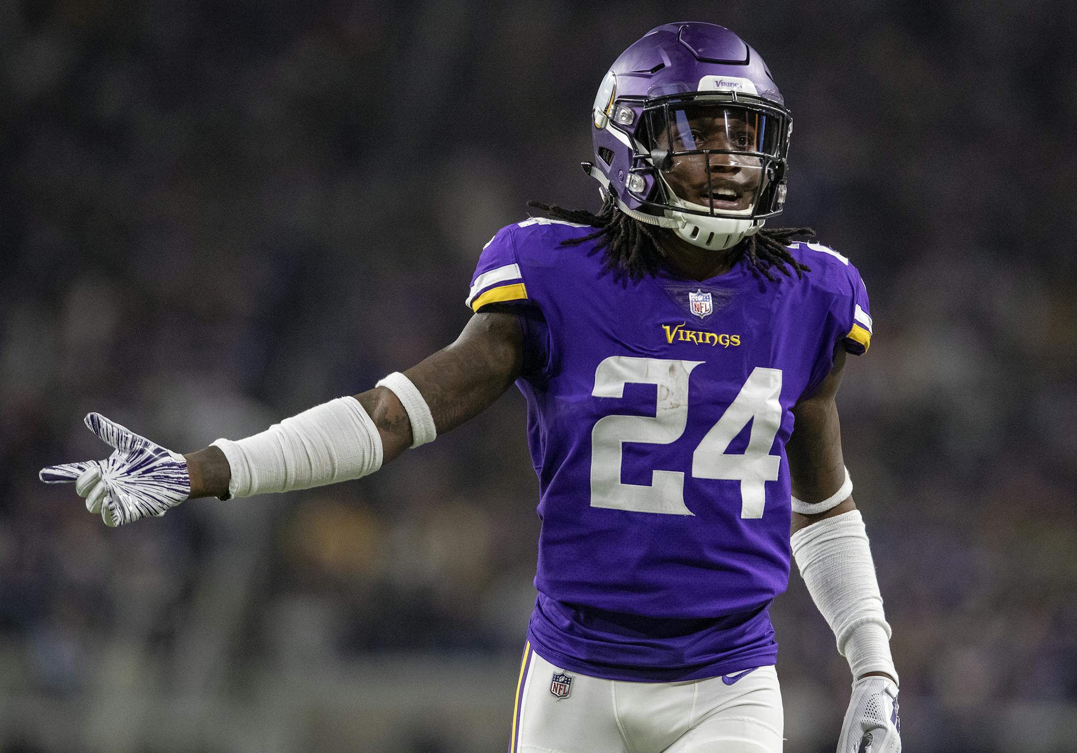 Minnesota Vikings Holton Hill. ] CARLOS GONZALEZ ï cgonzalez@startribune.com ñ Minneapolis, MN ñ November 25, 2018, US Bank Stadium, NFL, Minnesota Vikings vs. Green Bay Packers,