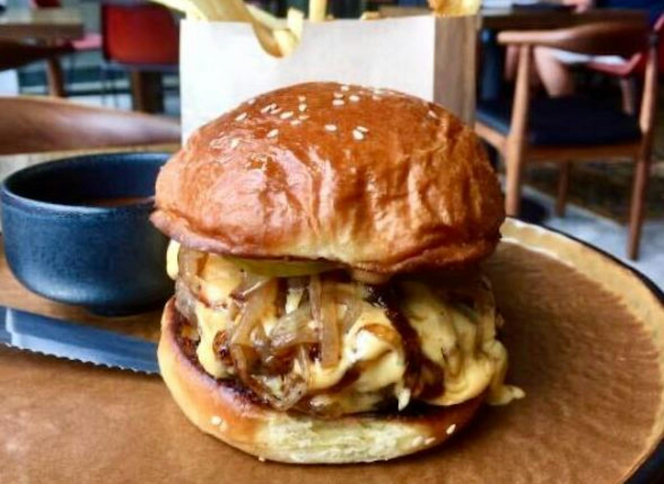 The cheeseburger from Feller in Stillwater is a great role model for those trying to achieve cheeseburger perfection at home.