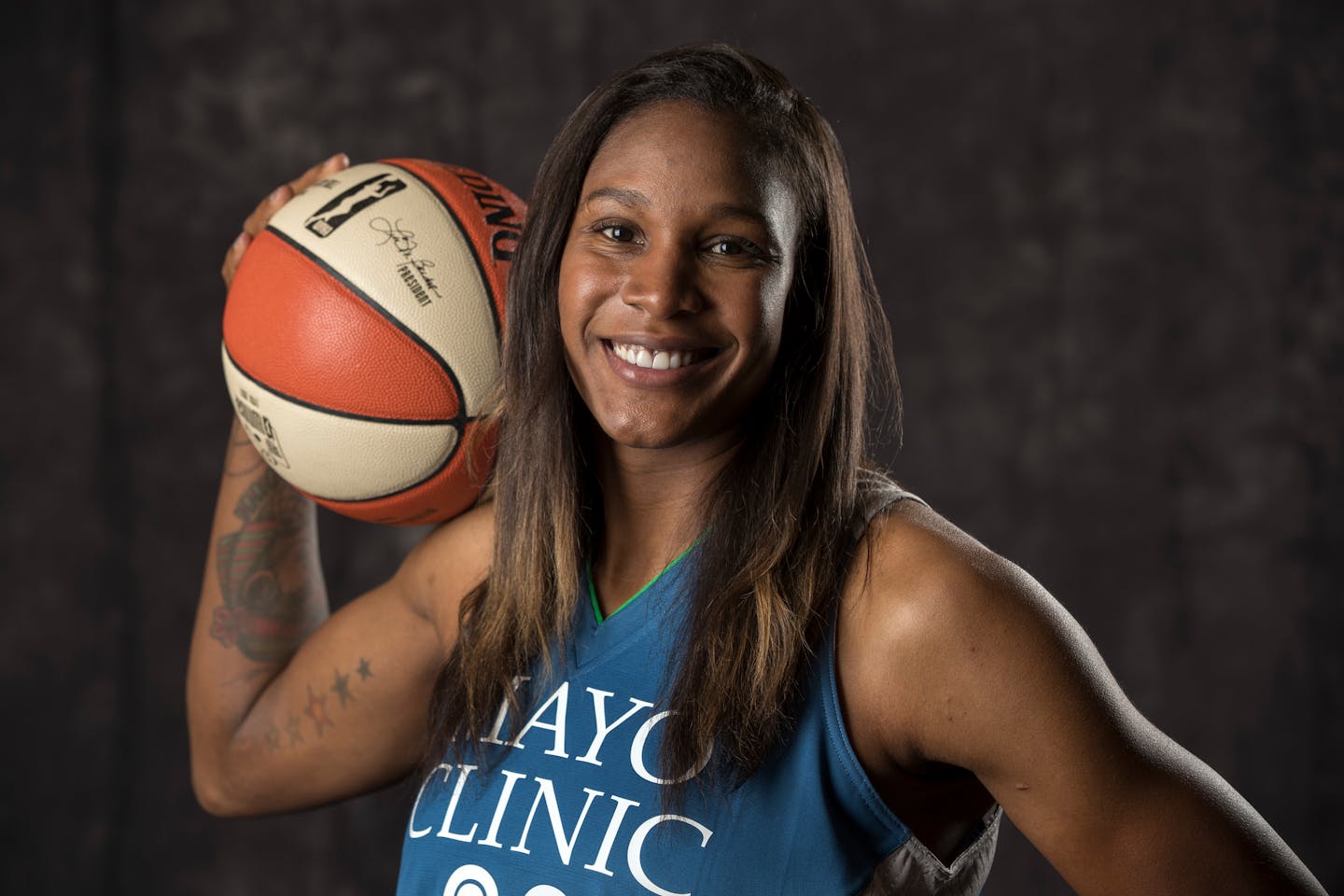 Lynx forward Rebekkah Brunson