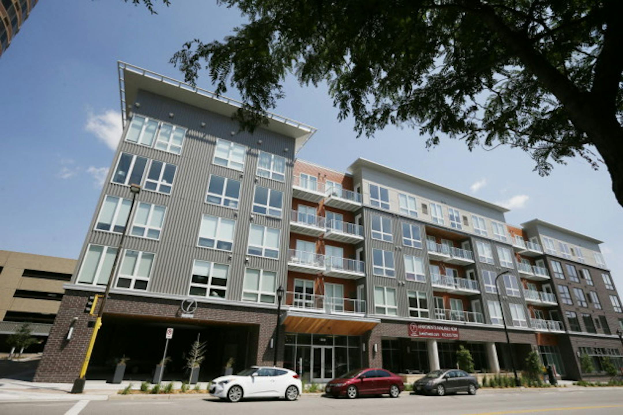 The 7West Apartments near the University of Minnesota campus in Minneapolis has been leasing ahead of projections. Staff Photo by Jerrry Holt
