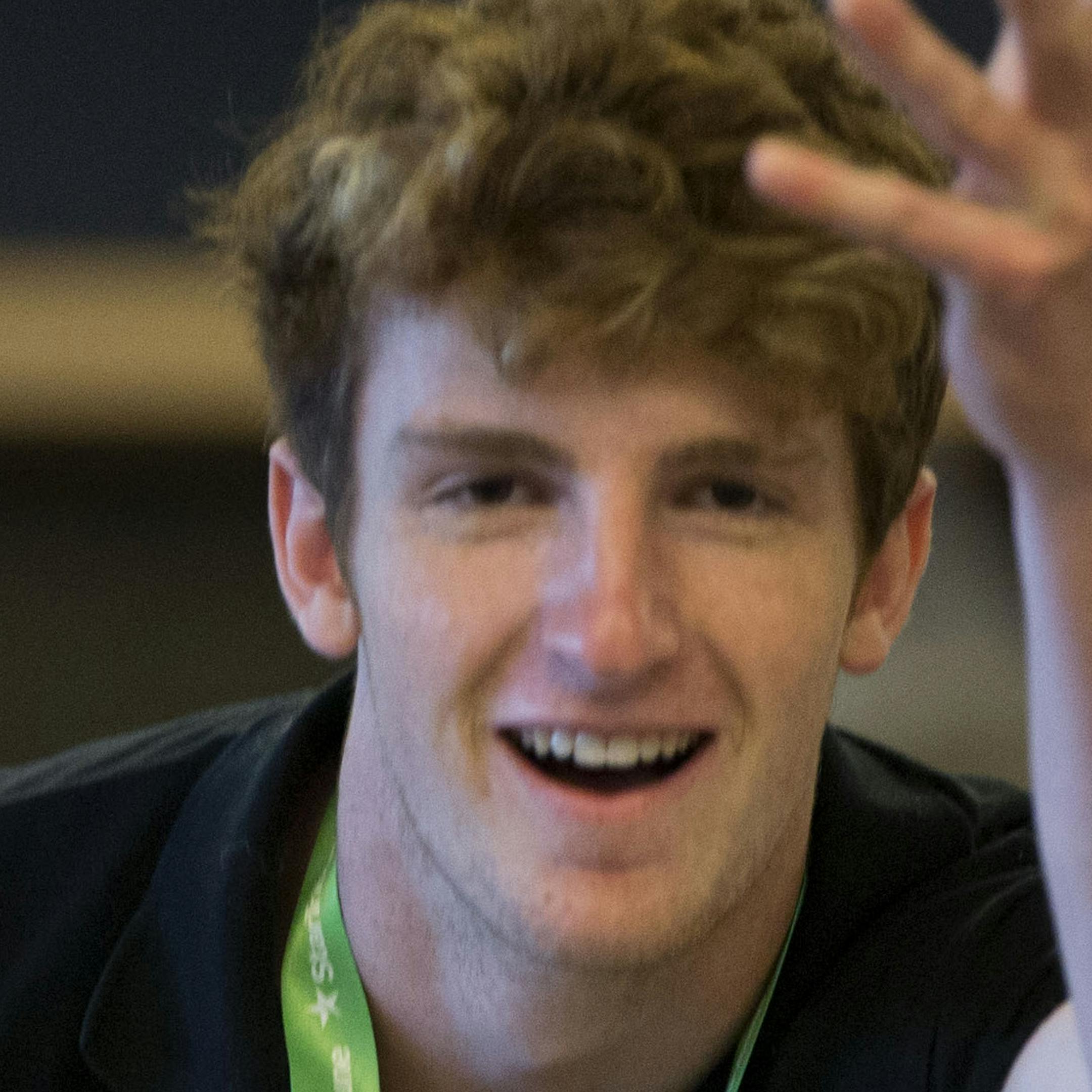 Kyle McNeil throws a beanbag in a game of corn hole at the event on Tuesday evening. ] ALEX KORMANN • alex.kormann@startribune.com The first All-Metro Sports Awards were hosted by the Star Tribune at Target field on Tuesday evening. High school athletes from across the area were invited to partake in an evening of festivities and food to celebrate their accomplishments. Awards were handed out for different categories including sweetest play of the year, courage in competition award and ma