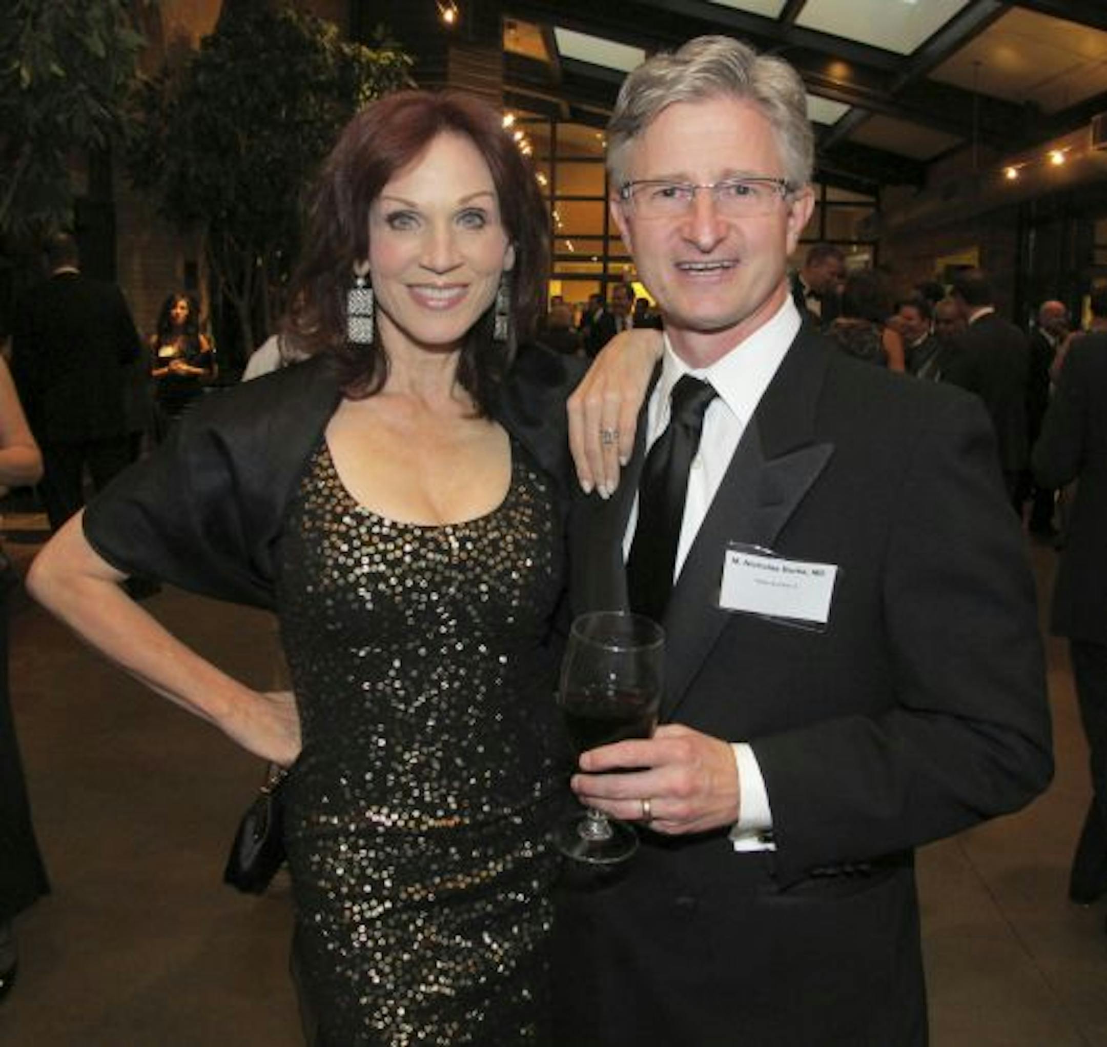 Marilu Henner and M. Nicholas Burke, MD.