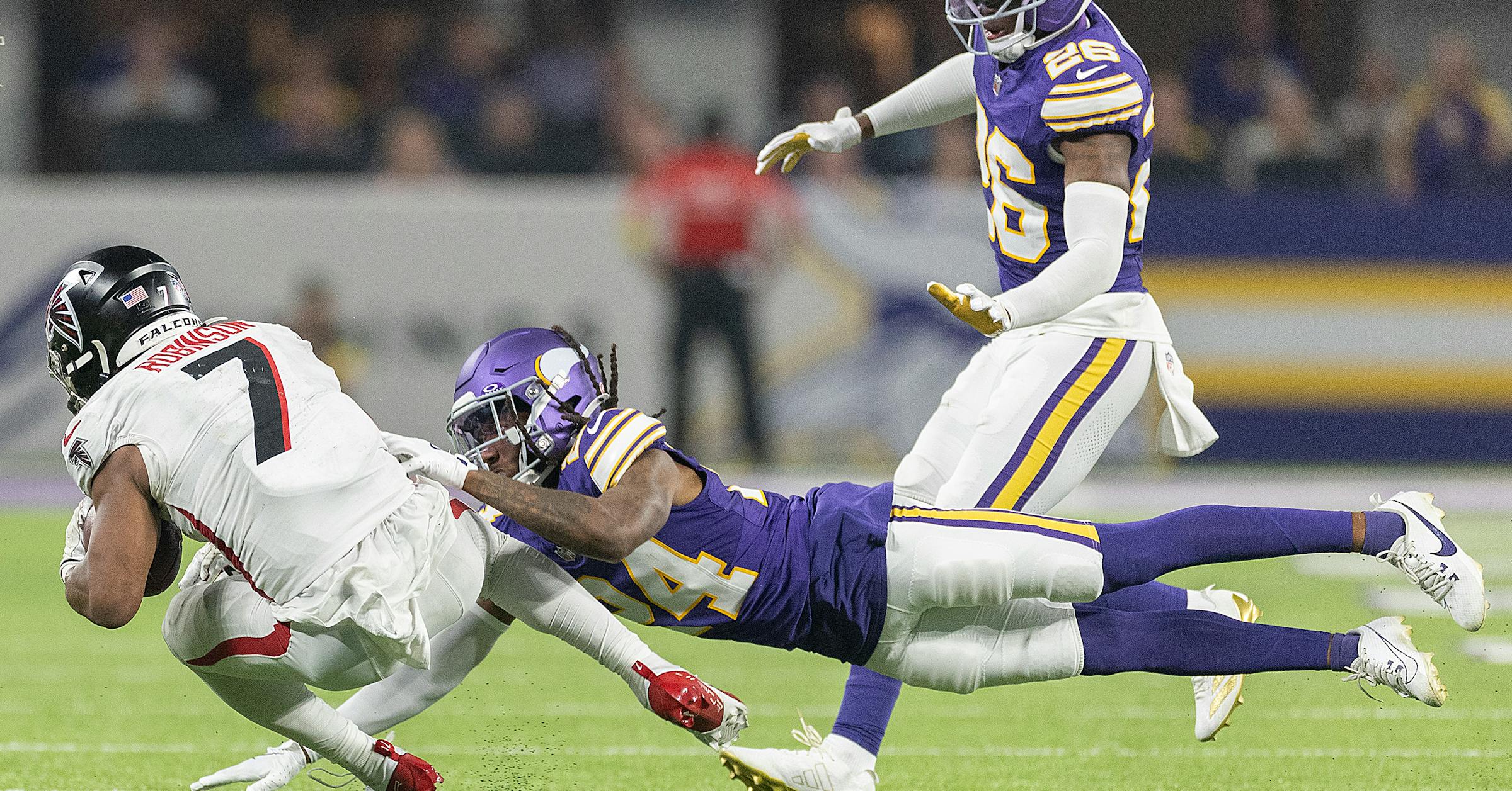 J.J. McCarthy, MN Vikings struggle in 22-6 loss to Atlanta Falcons J.J. McCarthy, MN Vikings struggle in 22-6 loss to Atlanta Falcons