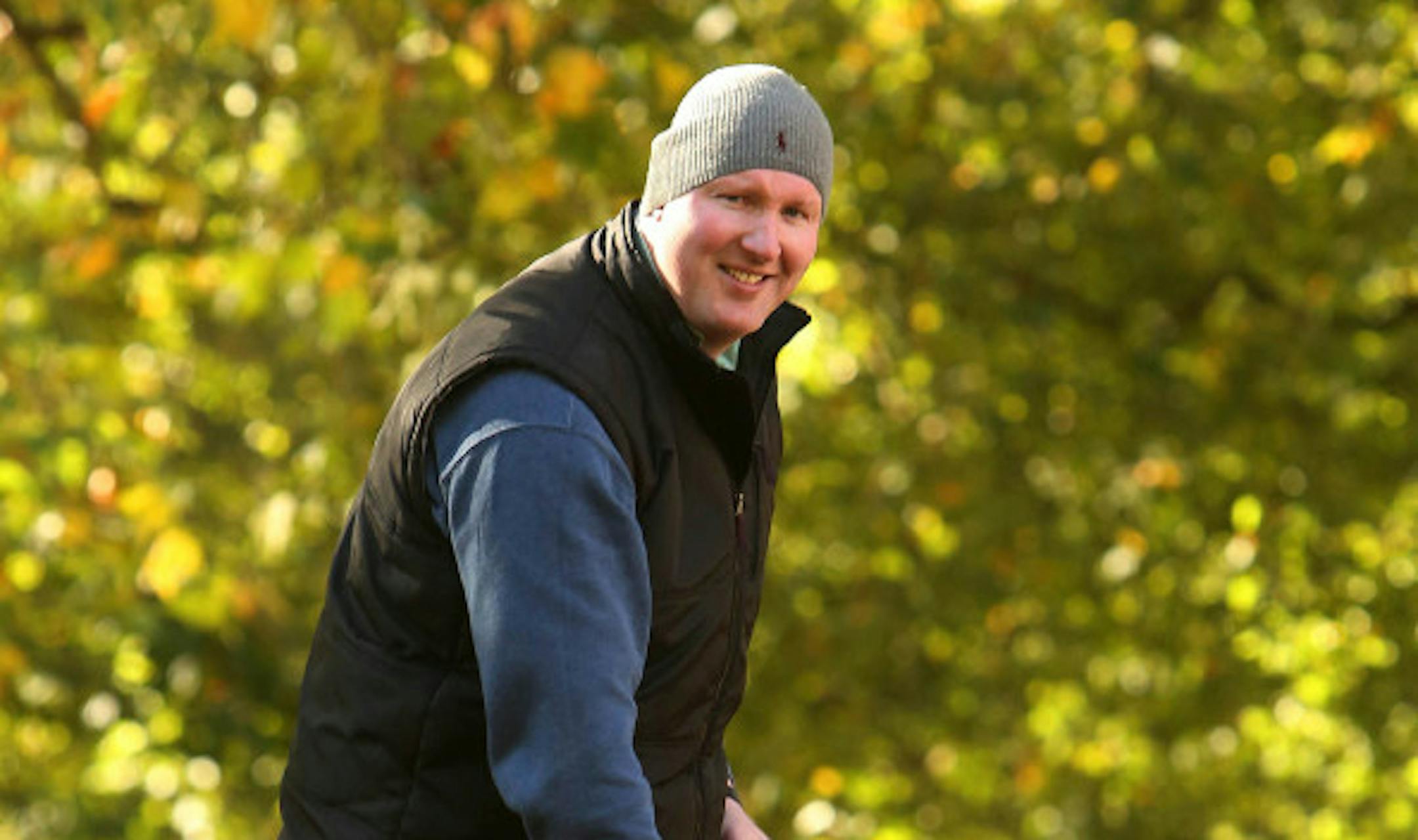 In this file photo dated 4, Nov. 2013, former tallest man in Britain and Game of Thrones actor Neil Fingleton who has died at the age of 36 is seen.