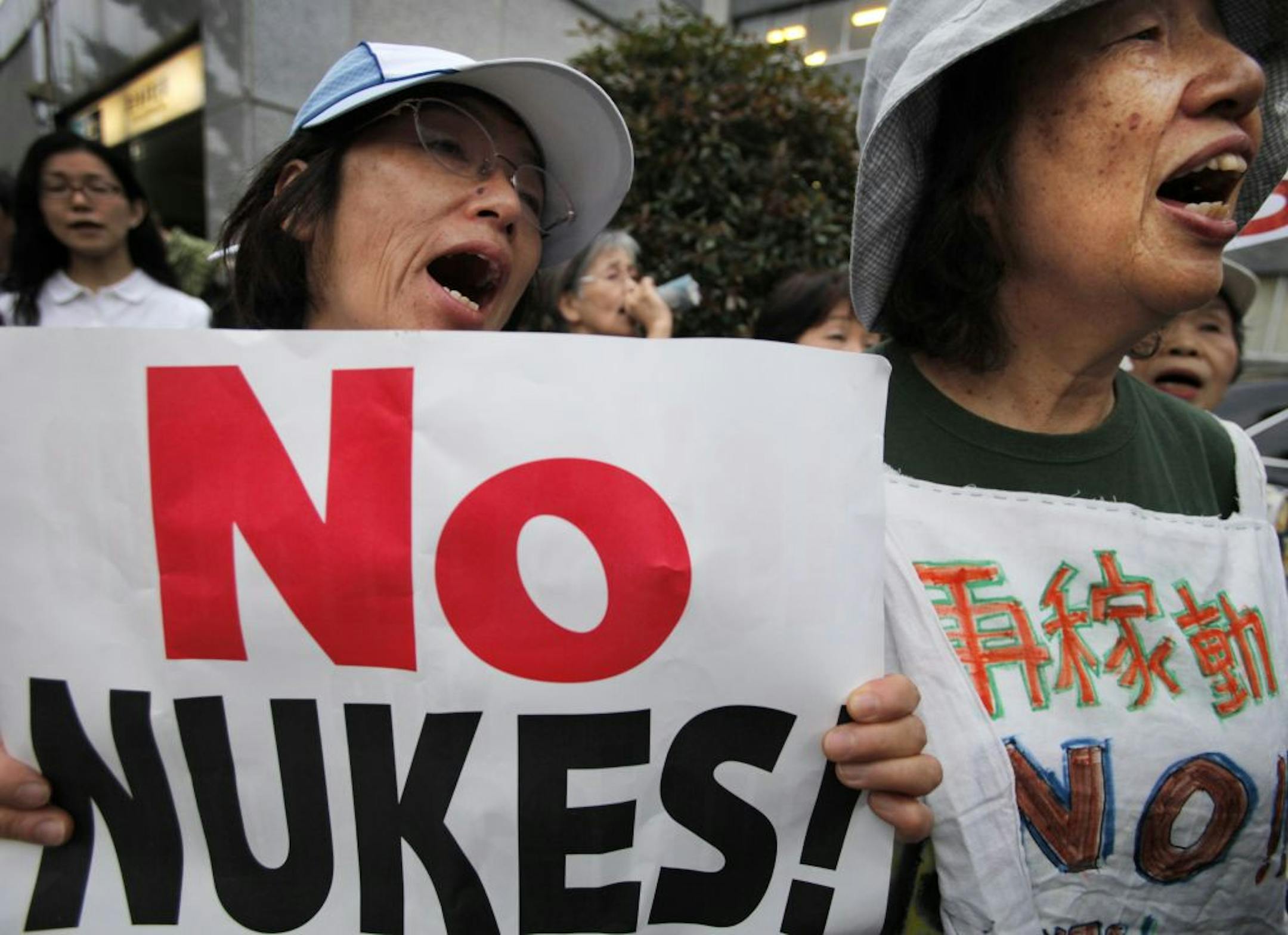 Protesters rallied against nuclear power in Tokyo in June. The pro-nuclear-energy Liberal Democratic Party won in a landslide Dec. 16.