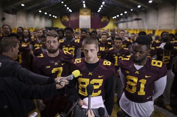 Members of the Gophers football team briefly threatened to boycott a 2016 Holiday Bowl game in protest after 10 accused players were suspended from th
