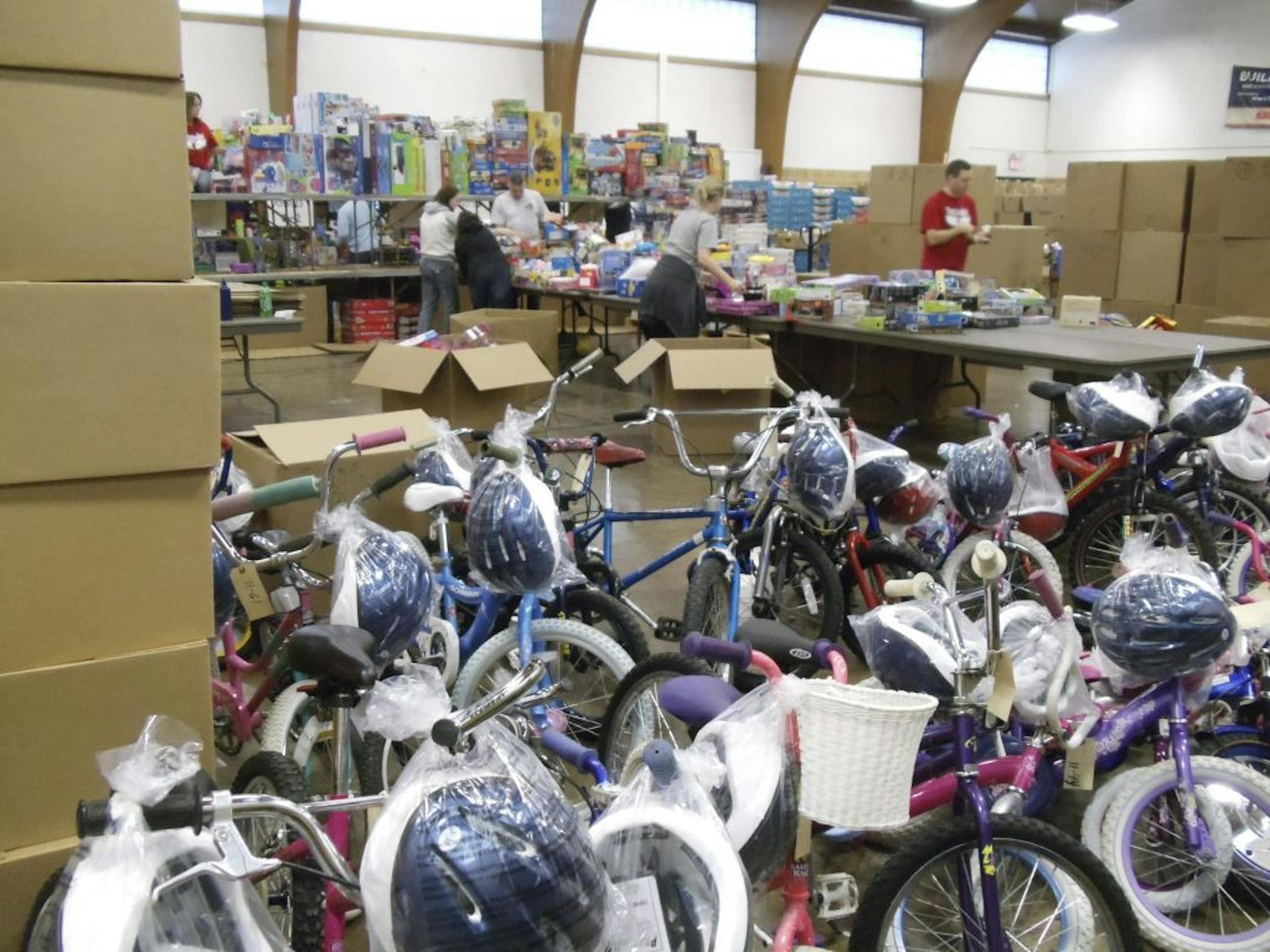 Provided by Nancy DvoracekAnoka Christmas Committee provides gifts to families in need over the holidays