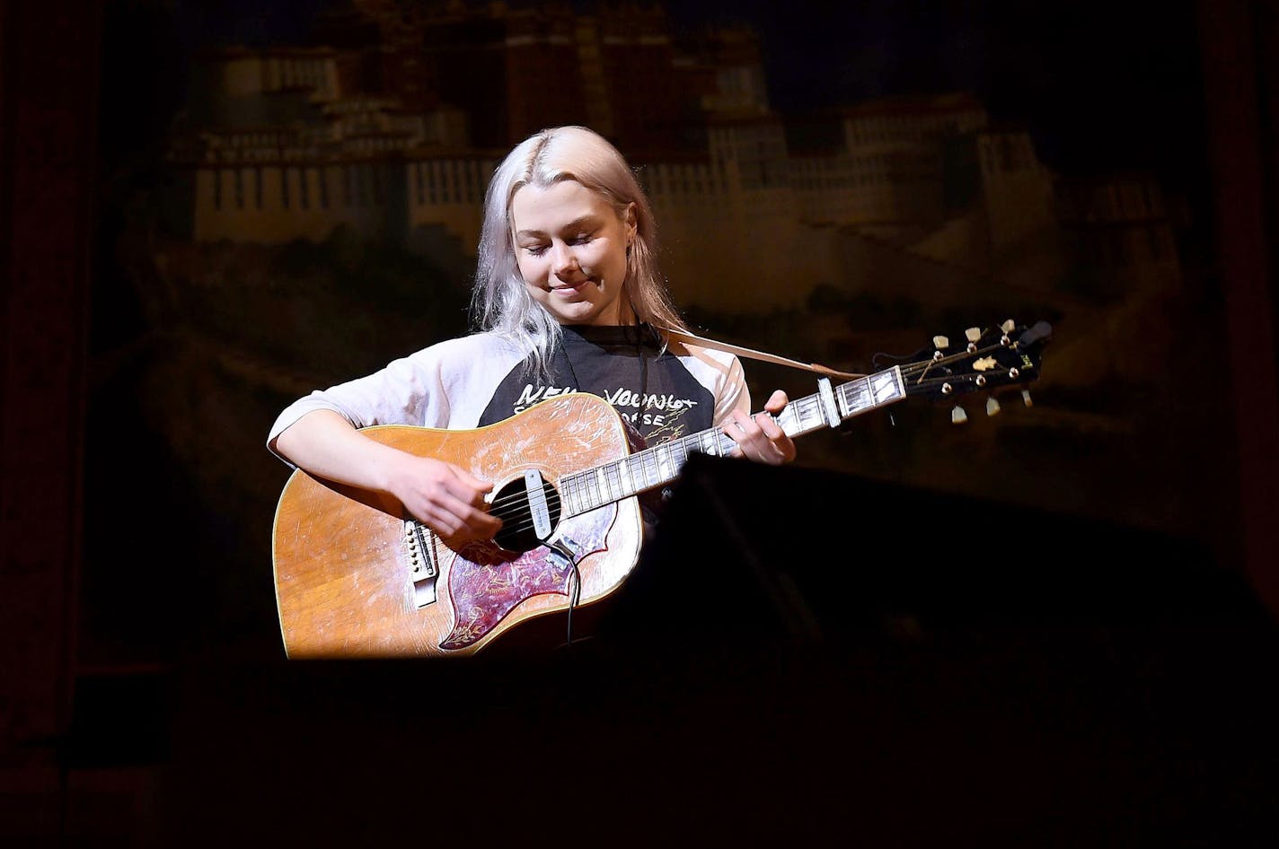 Phoebe Bridgers rehearses on stage during the 33nd Annual Tibet House US Benefit Concert & Gala on February 26, 2020 in New York City. (Ilya S. Savenok/Getty Images for Tibet House/TNS) ORG XMIT: 1695002