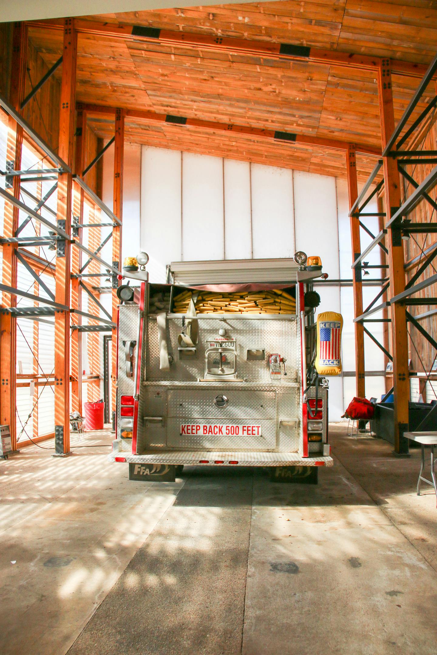 The Rural Studio built a fire department building in Newbern, Ala. It helps reduce insurance costs for residents there, since home owners insurance can rise when fire engines are far from a home. Photo by Jillian Banner, special to the Star Tribune