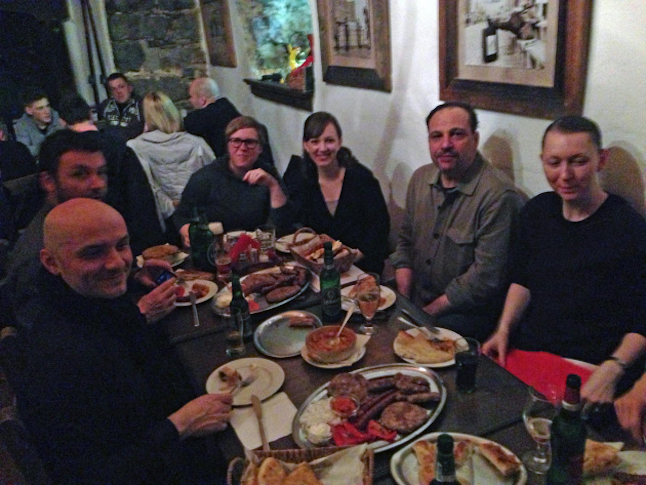 Lenny Russo and Mega Hoehn at Sarajevo 84 in Slovenia. Photos by Christopher Wurst.