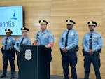 Minneapolis Police Chief Brian O'Hara speaks during a press conference on Friday in Minneapolis, following the release of body camera footage of the s