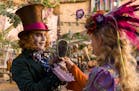 Johnny Depp and Mia Wasikowska in &#x201c;Alice Through the Looking Glass.&#x201d;