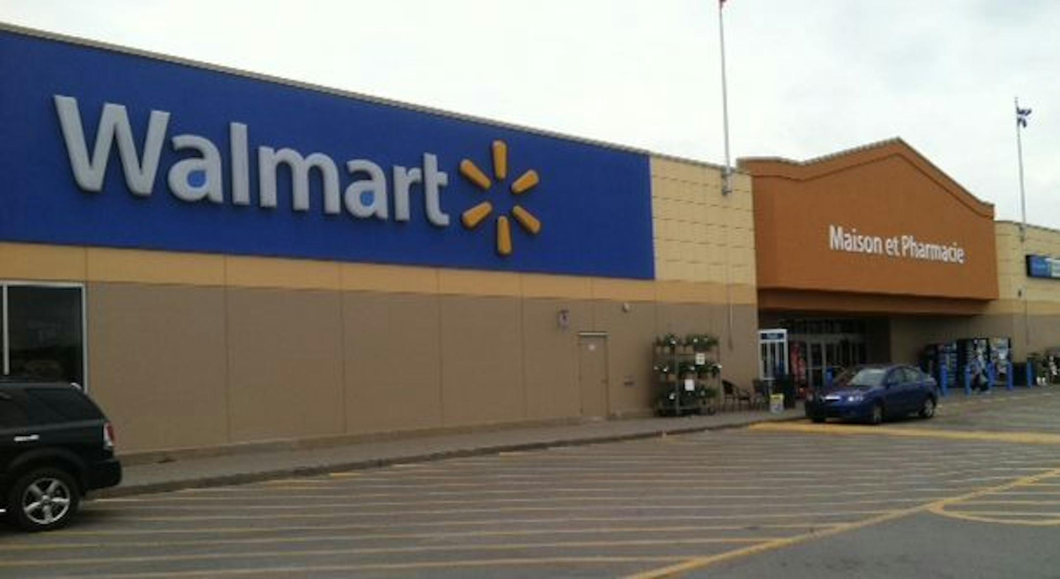 A Wal-Mart in Montreal.