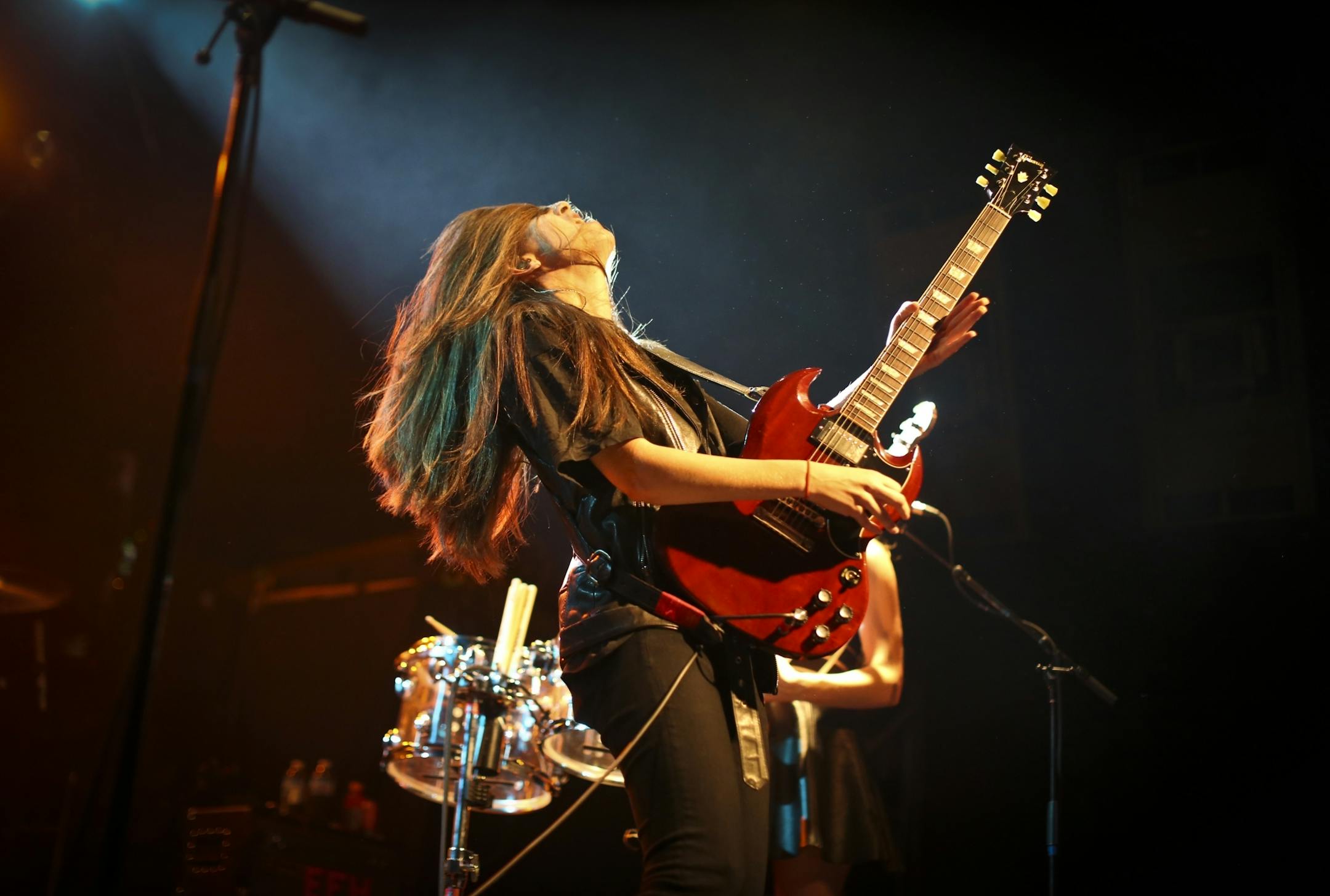 Danielle Haim performed on Monday, May 19, 2014, at First Avenue in Minneapolis, Minn.