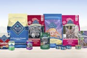 General Mills saw growing demand for premium pet food in its Blue Buffalo line, executives said as they announced the company’s latest results.