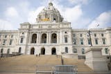 Outside the Minnesota State Capitol in St. Paul, Minnesota, on June 15, 2025.