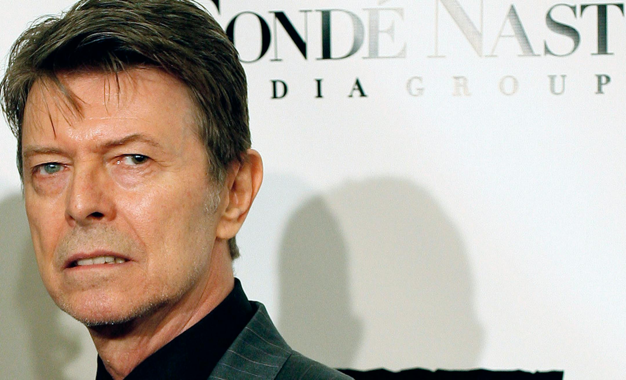 FILE - David Bowie arrives at the Fourth Annual Black Ball Concert for "Keep A Child Alive" on Oct. 25, 2007, in New York. Warner Chappell Music has purchased the global music publishing rights to David Bowie's song catalog. The deal includes hundreds of songs such as "Space Oddity," "Ziggy Stardust," "Fame," "Modern Love" and "Let's Dance." (AP Photo/Stephen Chernin, File)