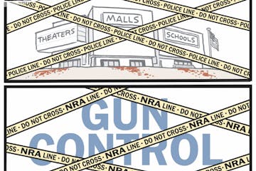 The Star Tribune’s Steve Sack, who recently announced his retirement, drew this cartoon after the 2012 mass shooting at Sandy Hook Elementary School