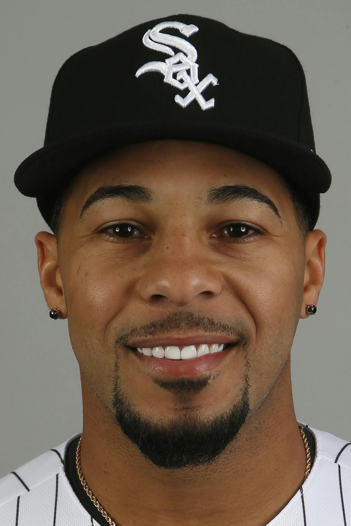 This is a 2020 photo of Leury Garcia of the Chicago White Sox baseball team. This image reflects the active White Sox roster as of Thursday, Feb. 20, 2020, when this image was taken. (AP Photo/Ross D. Franklin) ORG XMIT: AZRF120