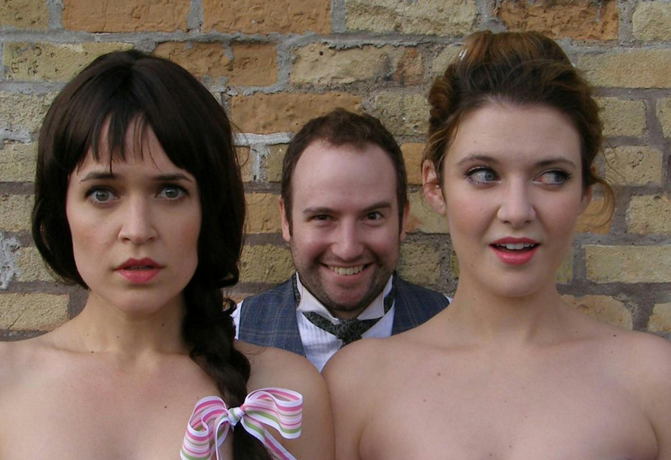 Sara Richardson, Ryan Lindberg and Katharine Moeller in "An Absolute Turkey."