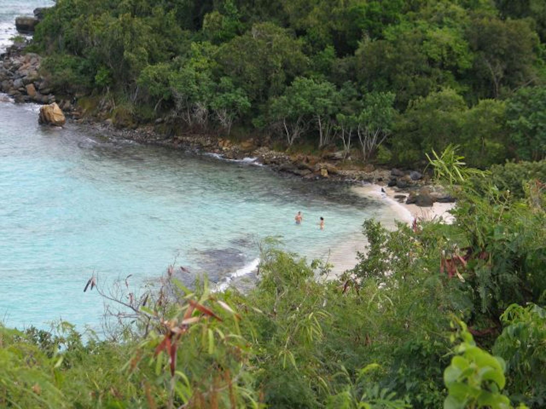 On St. Thomas, check hotel booking sites for deals on bigger resorts such as Wyndham Sugar Bay to enjoy the beach.