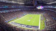 Super Bowl LII panorama looking east