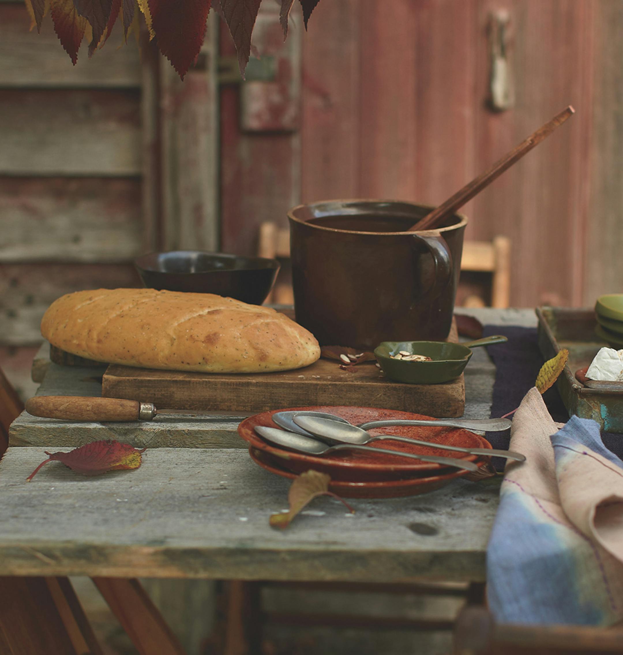 Apple and Brie Soup from ‚ÄúThe Soup & Bread Cookbook‚Äù by Beatrice Ojakangas.