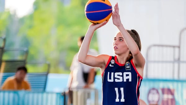 Gophers sophomore Mara Braun has been playing international 3x3 competitions for Team USA this offseason.