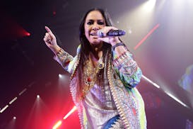 Sheila E. dances around the stage during her set at 52 LIVE on Sunday, Feb. 4, 2018 at The Armory in Minneapolis, Minn.
