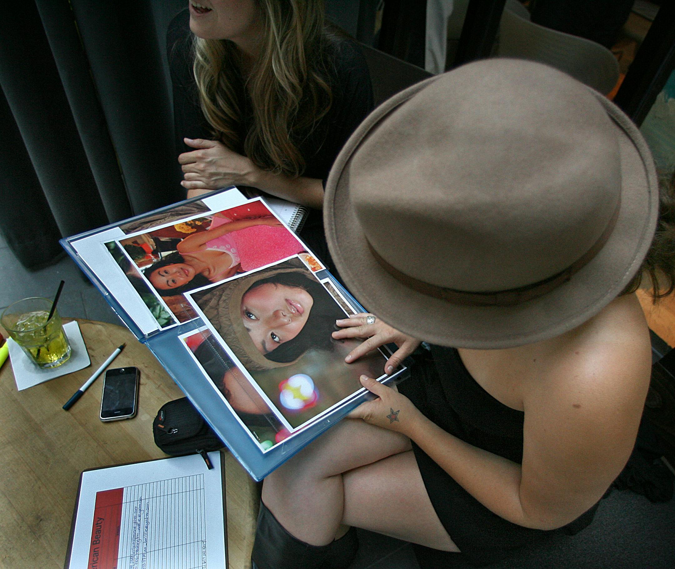Angel Xiong, 19, of Chicago, was interviewed by casting producers Melanie Hodges and Stacey Roeder (in hat) during a call for contestants for "The Great American Beauty."