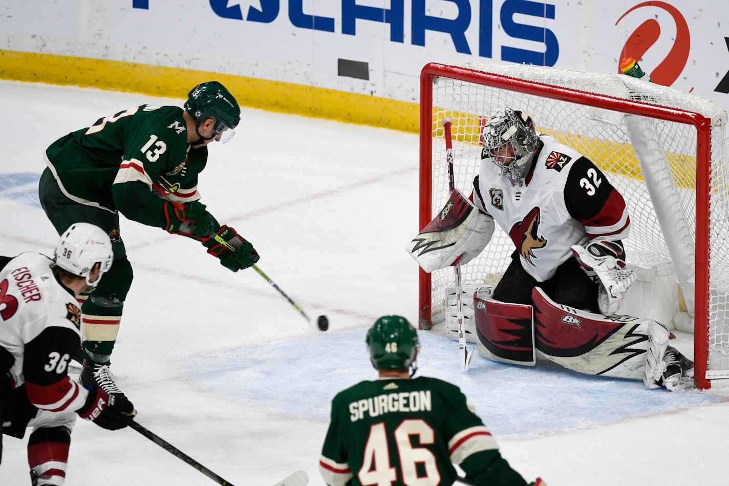 Wild center Nick Bonino scored one of Minnesota's three power-play goals on Wednesday afternoon.